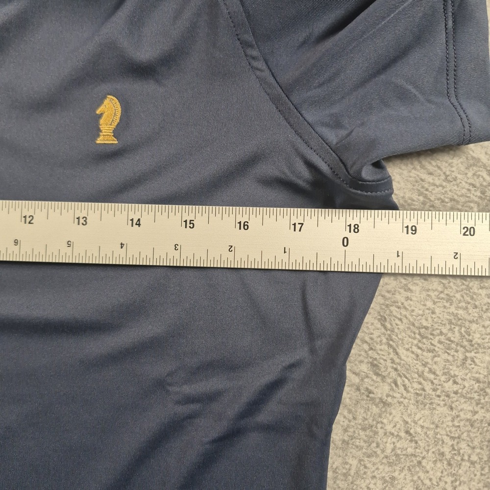 Peter Millar Womens Sun Protection UPF 50+ Golf Polo Shirt Navy Blue Size Medium - Picture 7 of 9
